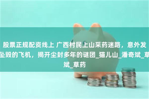 股票正规配资线上 广西村民上山采药迷路，意外发现坠毁的飞机，揭开尘封多年的谜团_猫儿山_潘奇斌_草药