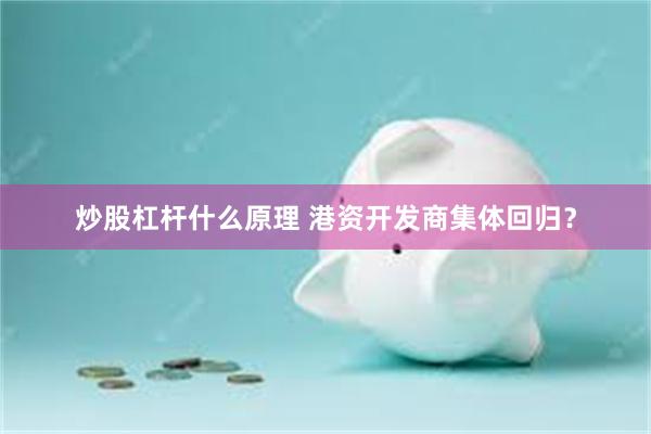炒股杠杆什么原理 港资开发商集体回归？
