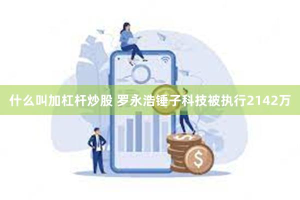 什么叫加杠杆炒股 罗永浩锤子科技被执行2142万